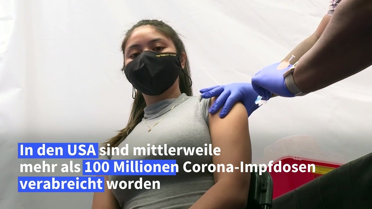 Mehr als 100 Millionen Corona-Impfdosen in den USA verabreicht