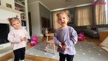 Alin ve Lina ikizlerden sosyal medyayı sallayan alışveriş videosu!
