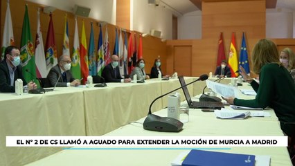 El nº 2 de Cs llamó a Aguado en plena negociación con el PSOE para extender la moción de Murcia a Madrid