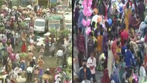 Covid-19 : Hundreds Of People Flout Social Distancing Norms In Nagpur Market