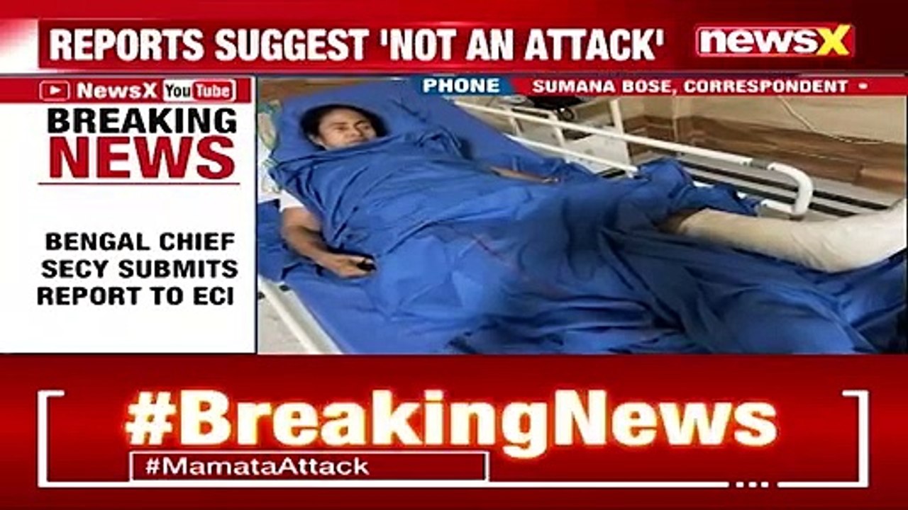 WB Chief Secy Submits Report To ECI Mamata’s Injury Caused By ‘Door Slamming’ NewsX