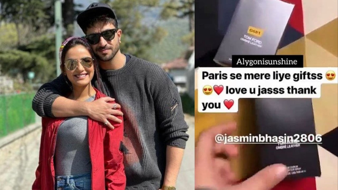 Jasmin Bhasin पेरिस से लाईं थीं Aly Goni के लिए ढ़ेर सारे Gifts |FilmiBeat