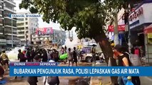 Bubarkan Pengunjuk Rasa, Polisi Lepaskan Gas Air Mata