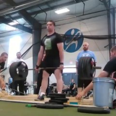 Descending Deadlift 500lb