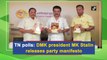 Tamil Nadu polls: DMK president MK Stalin releases party manifesto