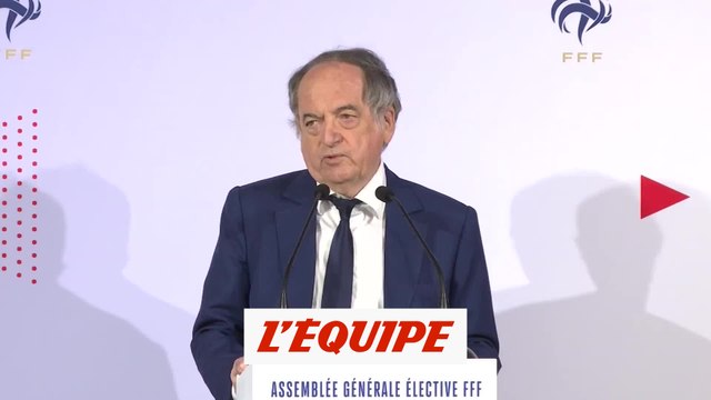 Le Graët : «L'idée c'est 4 ans mais c'est aussi de préparer un successeur» - Foot - FFF - Election