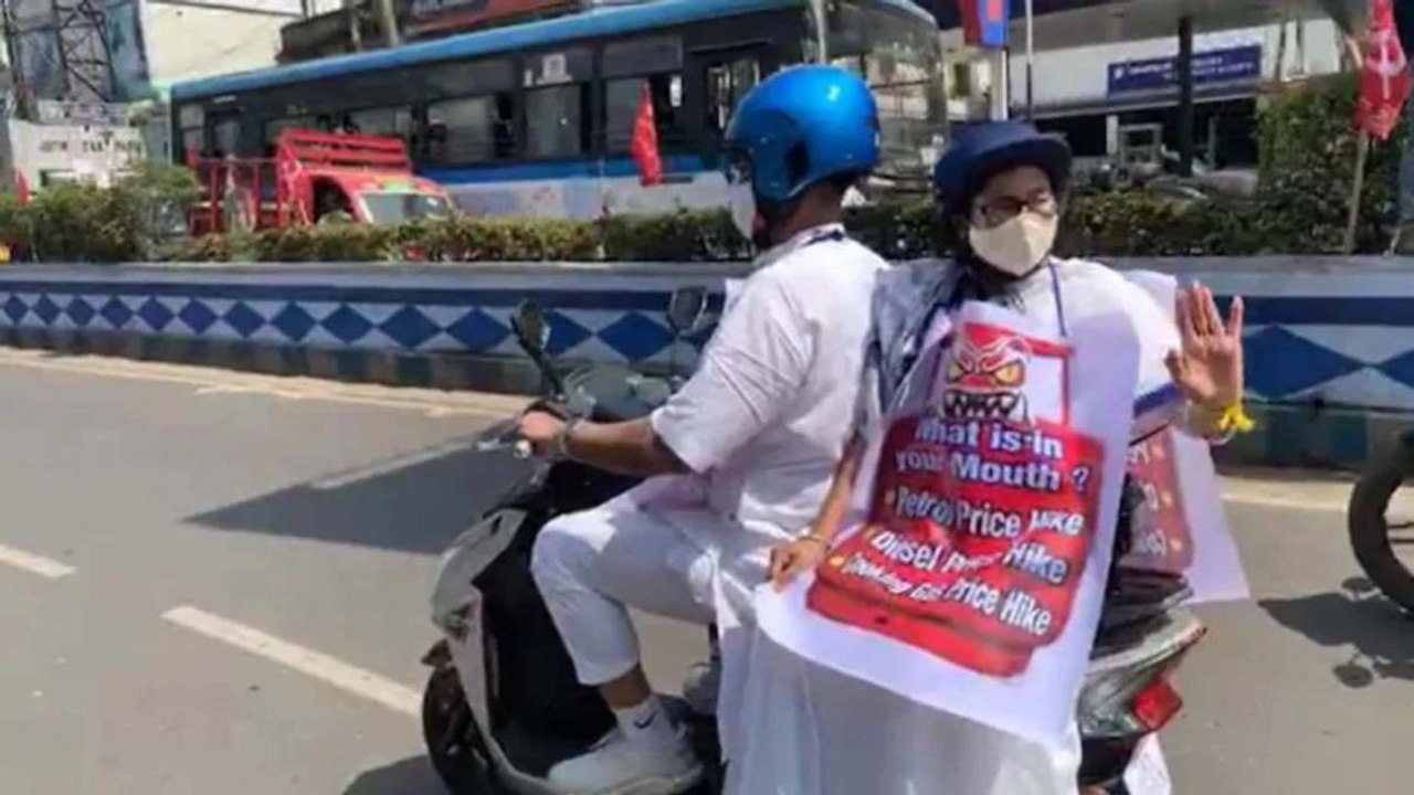 Outraged by inflation, watch TMC supporters attack BJP