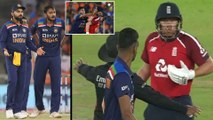 Ind vs Eng 1st T20I : Washington Sundar Involved In Heated Exchange With Jonny Bairstow || Oneindia