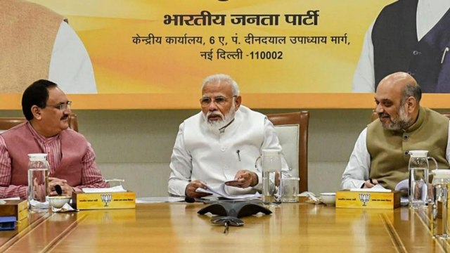 Delhi: BJP CEC meeting underway, Nadda-Shah present