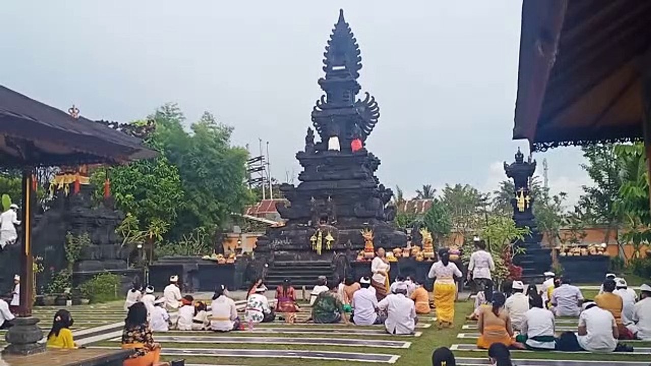 Peringati Tahun Baru Saka 1943, Umat Hindu Banjarmasin Gelar Upacara Tawur Kesanga