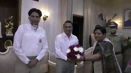 छत्तीसगढ़ में गावस्कर का सम्मान, राज्यपाल बोलीं - आप हमारे देश के गौरव हैं