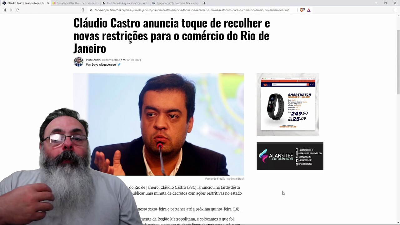 Cláudio Castro volta atrás e obedece Dória como um cachorrinho