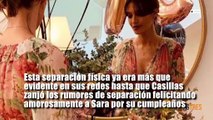 Primer plan de Sara Carbonero tras anunciar su separación