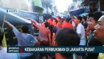 Terjadi Kebakaran di Kwitang Jakarta Pusat, 12 Truk Damkar Dikerahkan