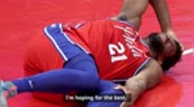 76ers 'hoping for the best' after Embiid injury