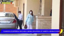 Kareena Kapoor and Malaika Arora snapped at Amrita Arora’s house | SpotboyE