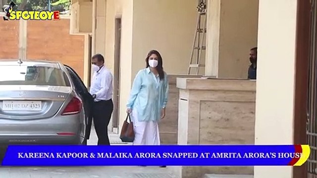 Kareena Kapoor and Malaika Arora snapped at Amrita Arora’s house | SpotboyE