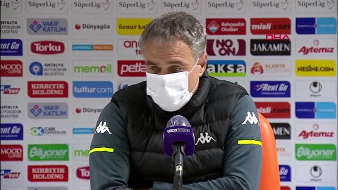 SPOR Aytemiz Alanyaspor - Fraport TAV Antalyaspor maçının ardından