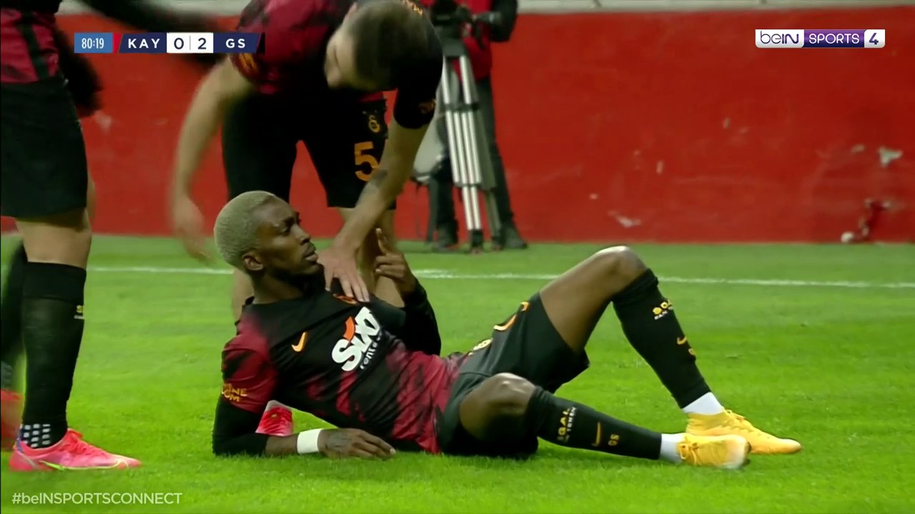 Kayserispor 0-2 Galatasaray: GOAL Onyekuru