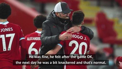 Jota was a ‘big miss’ for Liverpool – Klopp