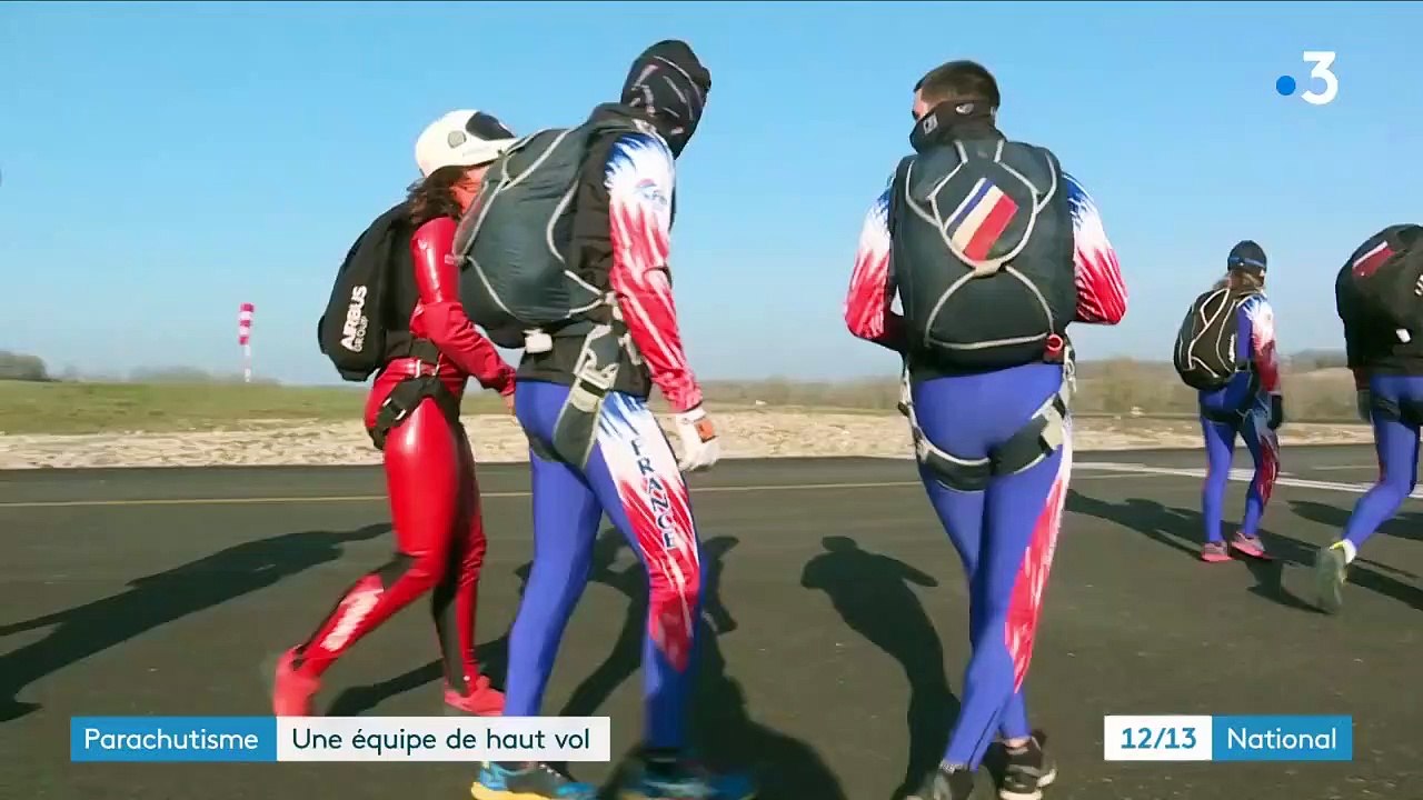 Sports extrêmes : l’équipe de France de parachutisme, des sportifs de haut vol