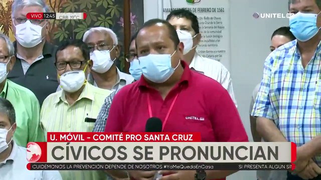 Cívicos piden se suspendan persecuciones en contra de políticos, cívicos y militares