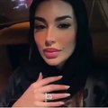 ياسمين صبري بالحجاب والعباءة الخليجية