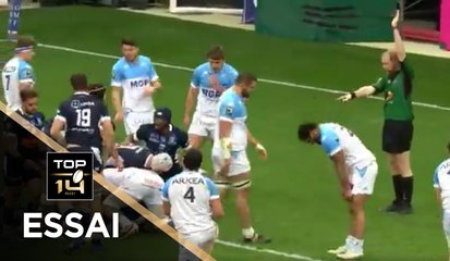 TOP 14 - Essai de Tapu FALATEA (SUA) - Bayonne - Agen - J15 - Saison 2020/2021