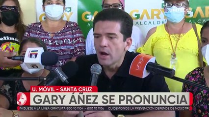 Gary dice que demostrará que hicieron fraude en las elecciones en Santa Cruz de la Sierra