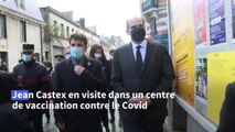 France: Jean Castex dans un centre de vaccination anti-Covid en Seine-Saint-Denis