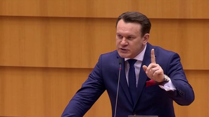 Polish MEP Dominik Tarczyński loves and defends his country in Brussels with Eurostat data