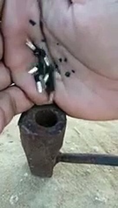 making a blast using matches