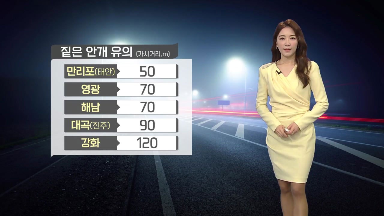 [날씨] 오전까지 짙은 안개 유의...전국 곳곳 미세먼지 '나쁨' / YTN