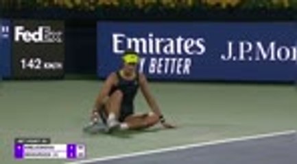 Скачать видео: Muguruza continues impressive 2021 with Dubai title