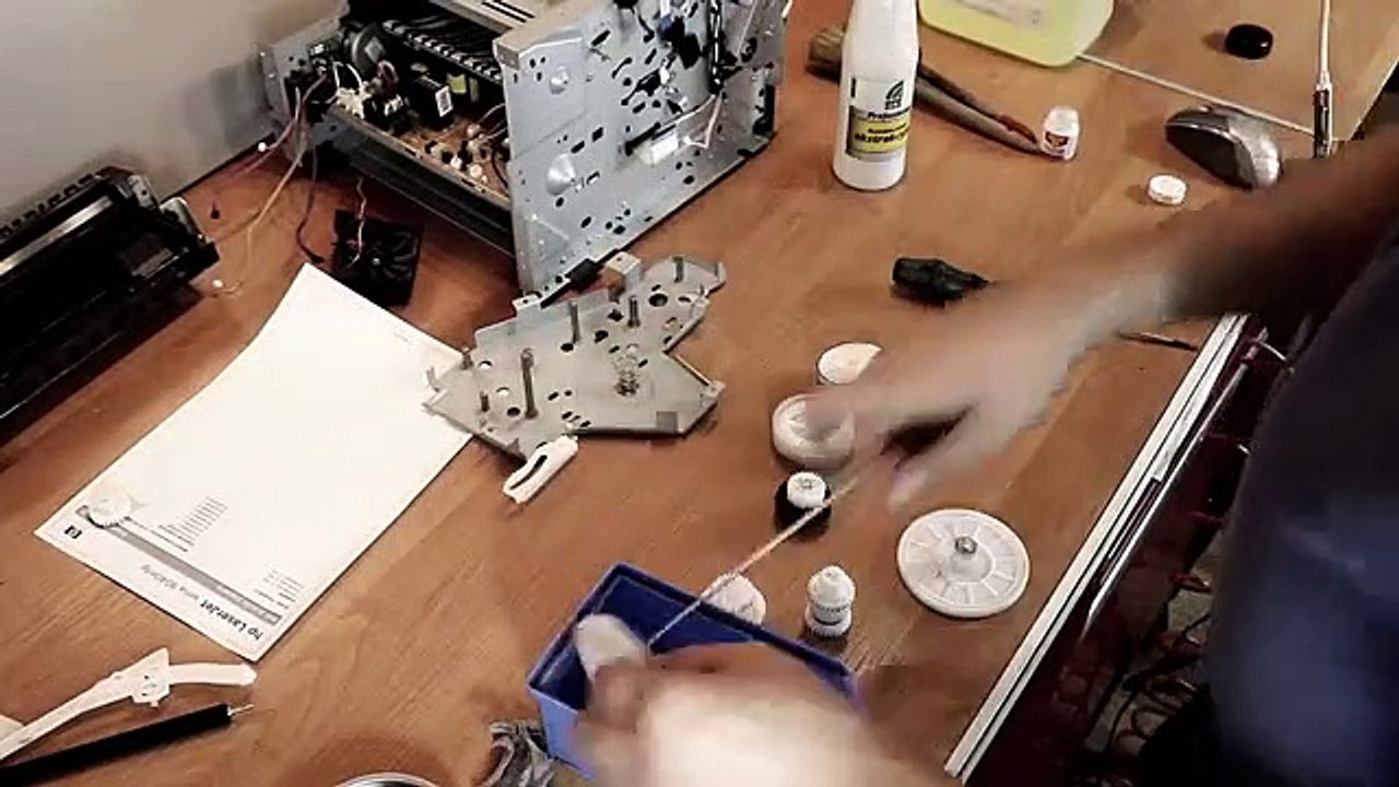 Solving the problem of loud work - HP  Laser Jet P2015 Printer