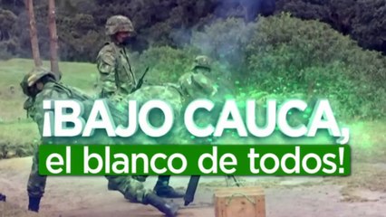 El plan especial del Ejército para reforzar la seguridad en el Bajo Cauca