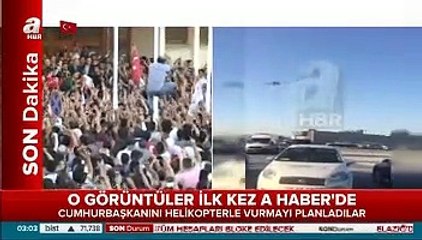 Hainlerin Erdoğan'ı şehit etme girişimi görüntülendi