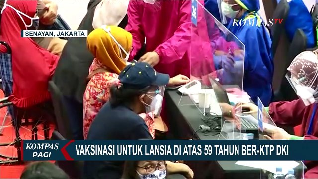 Memasuki Hari Keenam, Sentra Vaksinasi BUMN Catat 24 Ribu Orang Lansia Telah Divaksin