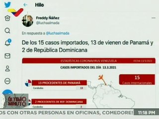 Lucha contra la COVID-19: Venezuela registra 578 casos comunitarios, 15 importados y suma 137.141 pacientes recuperados