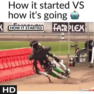 Robot | Robotics | Working of Robot | How it started VS how it’s going #Robot #ai