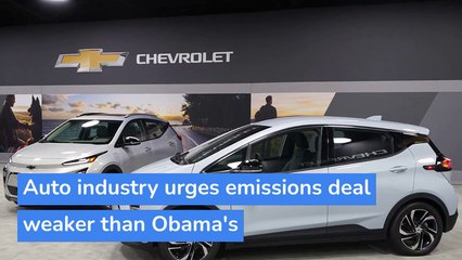 Auto industry urges emissions deal weaker than Obama's, and other top stories in technology from March 14, 2021.