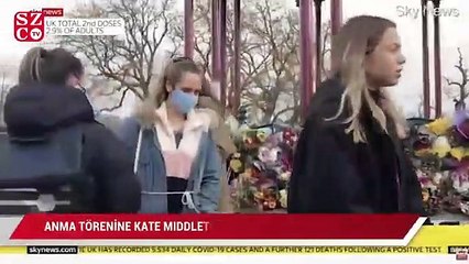 İngiltere Sarah Everard'a ağlıyor, Kate Middleton da törene katıldı