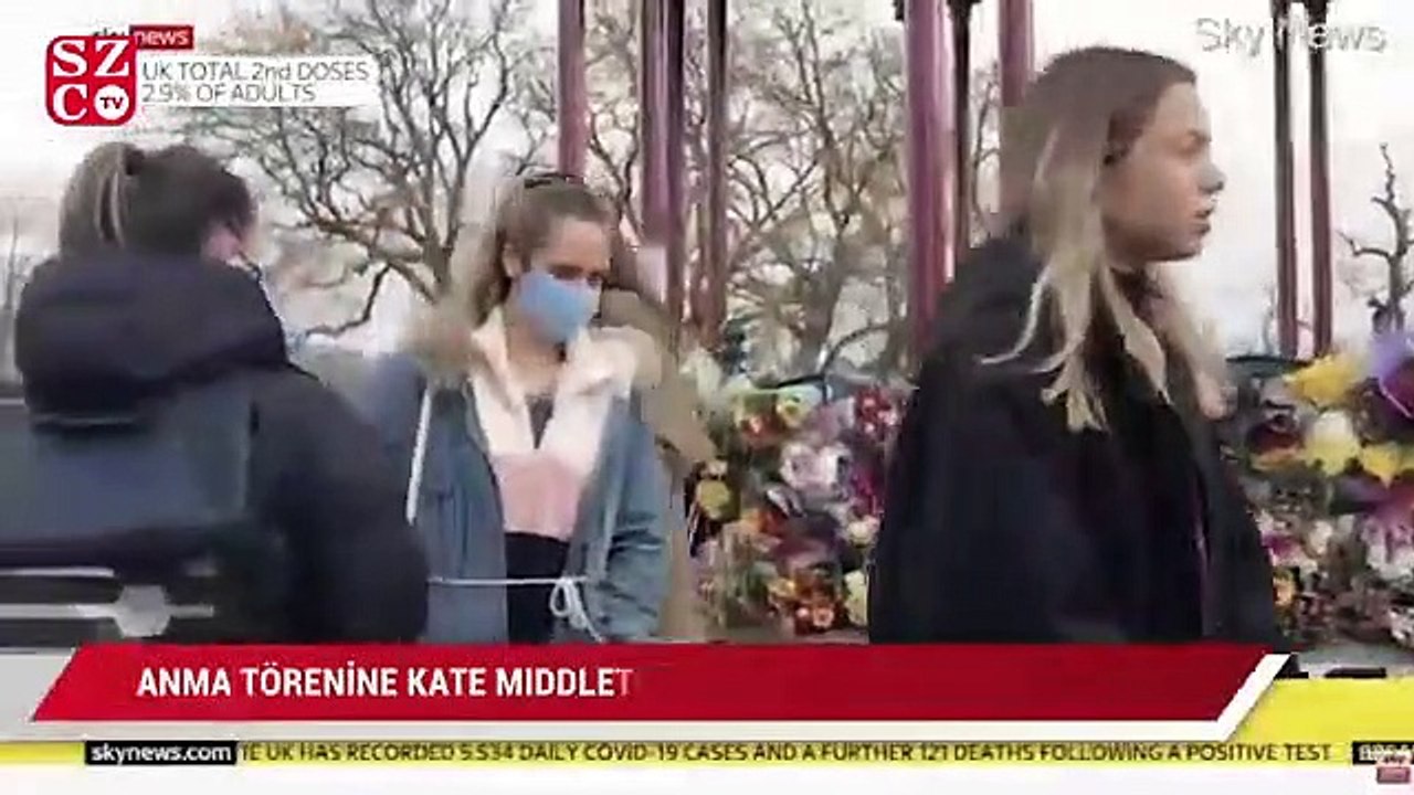 İngiltere Sarah Everard'a ağlıyor, Kate Middleton da törene katıldı
