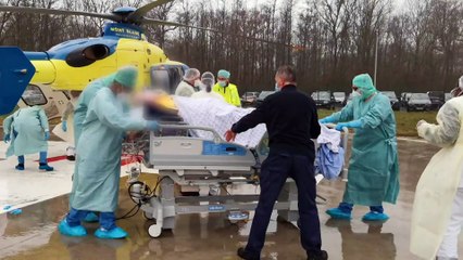 Nordfrankreich: Covid-Patienten werden nach Belgien ausgeflogen