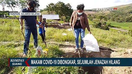 Makam Covid-19 Dibongkar, Sejumlah Jenazah Hilang
