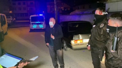 Alkollü araç kullanıp, polise sitem etti