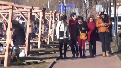 (VAN-Özel) Van Gölü sahillerinde normalleşme yoğunluğu