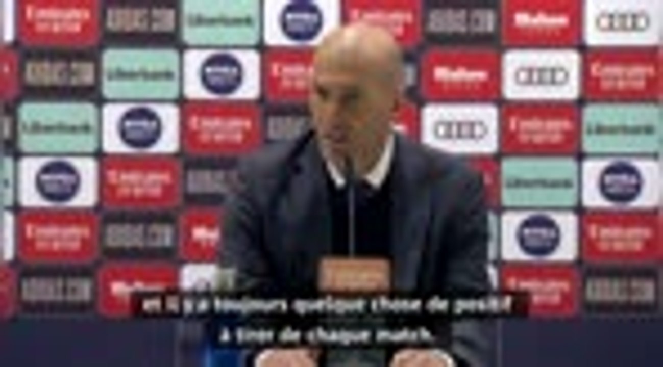 27e j. - Zidane : "Le plus important est de rester dans la bataille pour le titre"