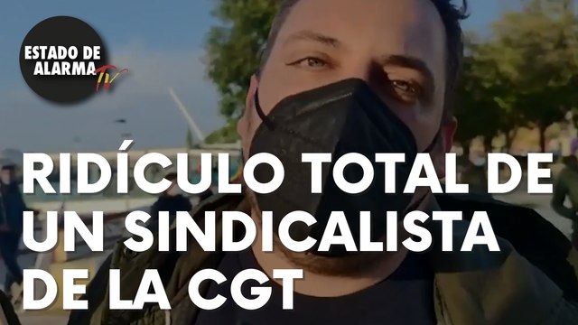Ridículo total de un sindicalista de la CGT a preguntas de un periodista: “No la sé”