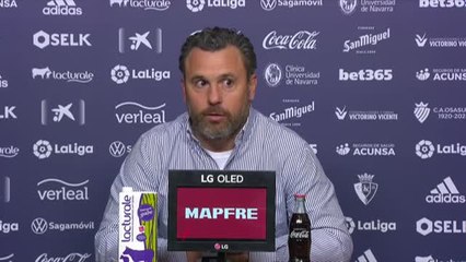 Jagoba Arrasate: "Es un punto más o un punto menos que nos queda para el objetivo"